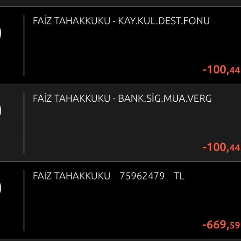 Yapı Kredi Bankası Yüksek Faiz Kesintileri Ve Belirsiz THGC Uygulaması Hakkında Şikayet