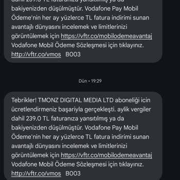 İzinsiz Mobil Ödeme Mağduriyeti