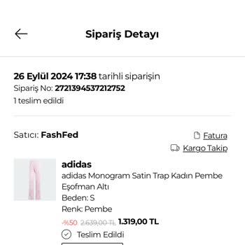 Fashfed İade Sorunu Yanlış Ürün Yollandı