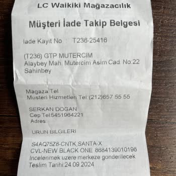 LC Waikiki Üründe Dikiş Hatası