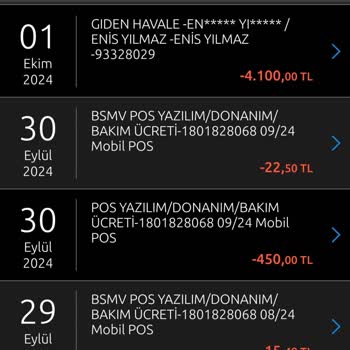 Yapı Kredi Bankası 4ay Önce Kapattırdığım Pos İçin Bakım Ücreti Kesilmiş