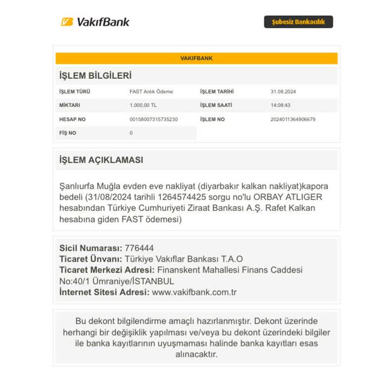 Diyarbakır Kalkan Nakliyat ile Yaşadığım Büyük Hayal Kırıklığı