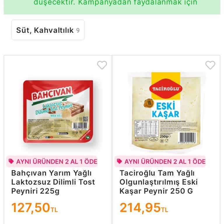 Migros'ta Kaşar Peyniri Kampanyası Sorunu