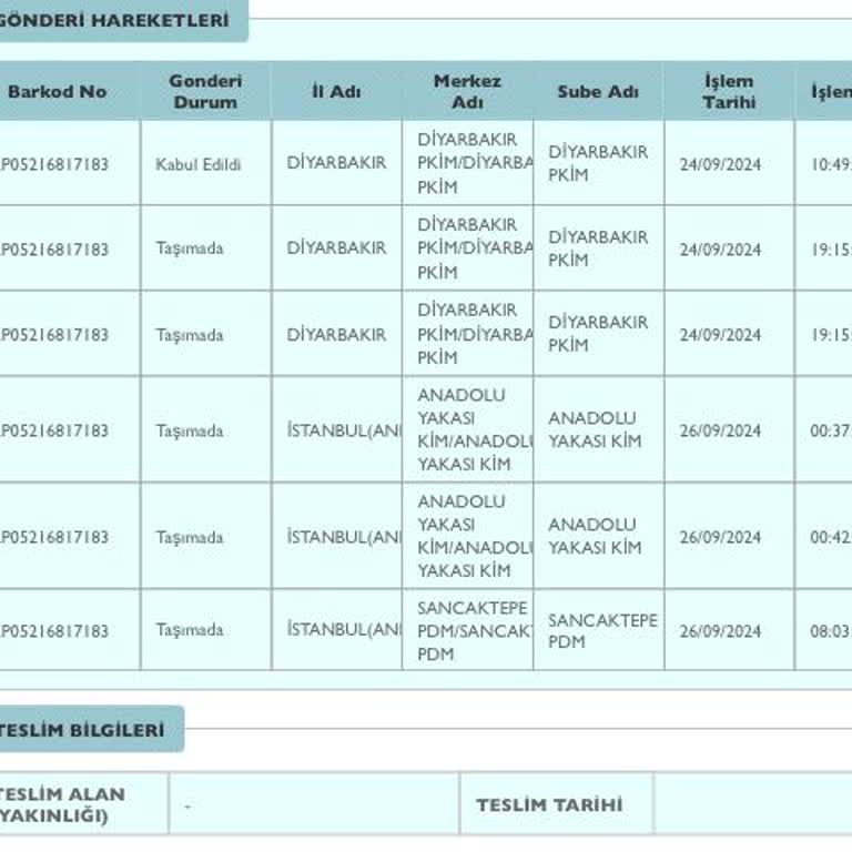 PttAVM PTT Kargo İle Yaşadığım Teslimat Sorunu