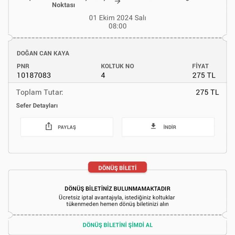 Kale Seyahatten Bilet Almaya Ettiğim Tövbe