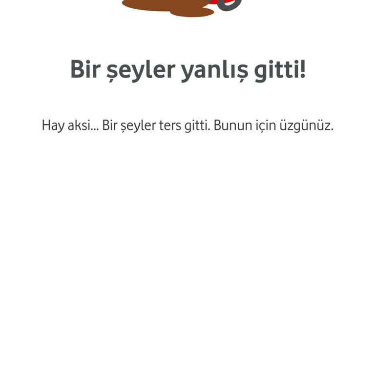 Vodafone Yanımda Uygulamasında Hediye Çarkı Hatası