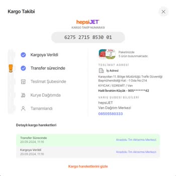 Hepsiburada Kargomu Bir Türlü Bana Teslim Edemedi