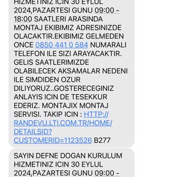 Trendyol'dan Aldığım Ürün İçin Montajix Randevu Sorunu