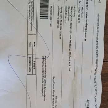 Mavi Reyon Satıcısı Hem Yanlış Ürün Gönderdi Hem Eksik