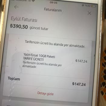 Vodafone Fatura Şoku: 147 TL Yerine 390 TL Ödüyorum!