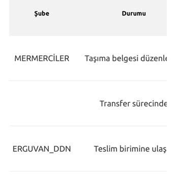 Yurt İçi Kargo Takip Sorunu