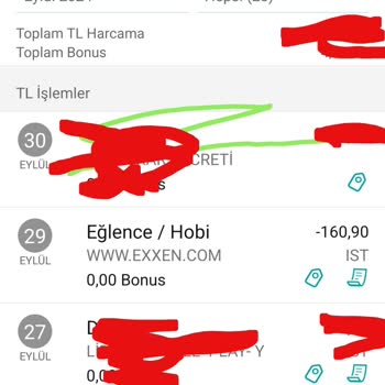 Exxen Para Çekiyor Kart Hesabımdan