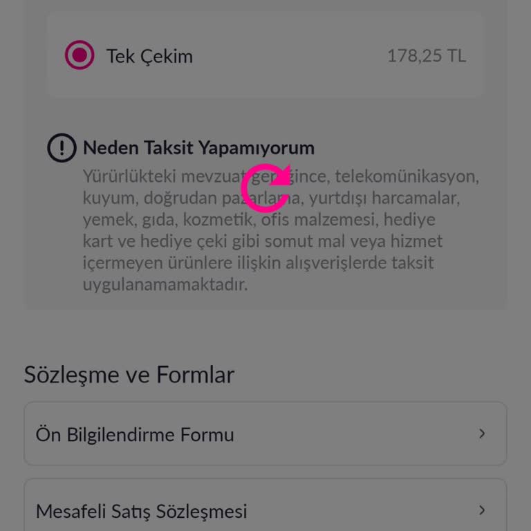 Pazarama Uygulaması Ödeme Yerinde Hata Veriyor