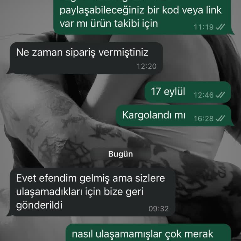 Tayt Vegas Ürünü Kargoya Vermiyorlar