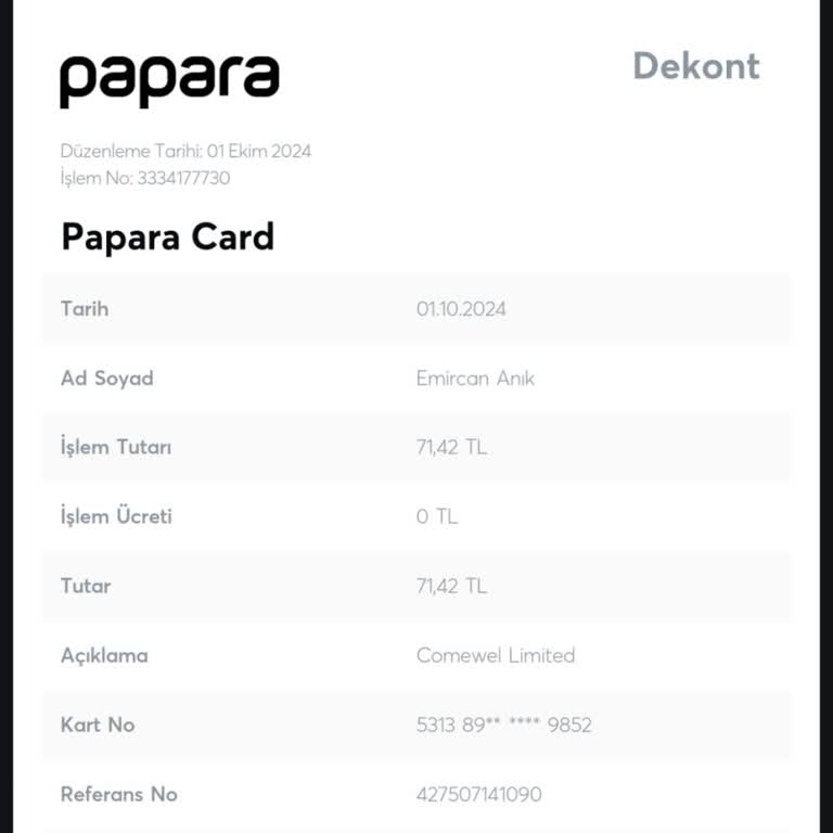 CooMeet Hesabımdan İzinsiz Para Çekilmiş