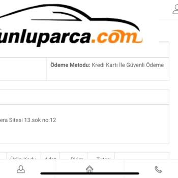 Ünlü Oto (unluoto.com.tr) Unluparca.com Hakkında Şikayet