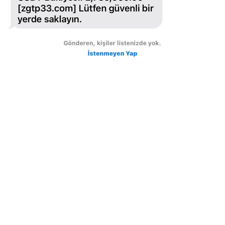 Meta Zgtp33.com Adlı Sitenin Yasadışı Mesajları