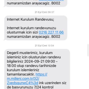 Millenicom Modem Yok İnternet Yok Abone Numarası Oluşturdular