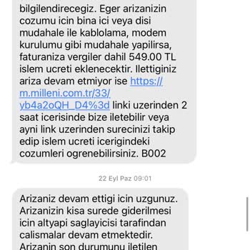 Millenicom Modem Yok İnternet Yok Abone Numarası Oluşturdular
