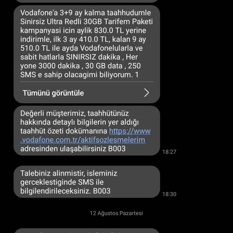 Taahhüt Yenilemesi Yapılmadı, Fazla Ücret Ödüyorum