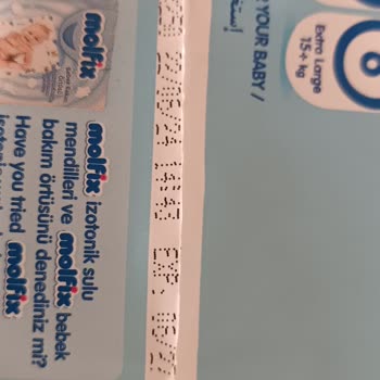 Molfix Bebek Bezinde Fabrika Çıkışı Bant Var.