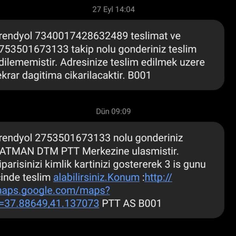 Batman DTM PTT Kargo Teslimatı