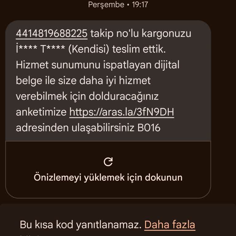 Aras Kargo Zan Altında Bırakıyorsun