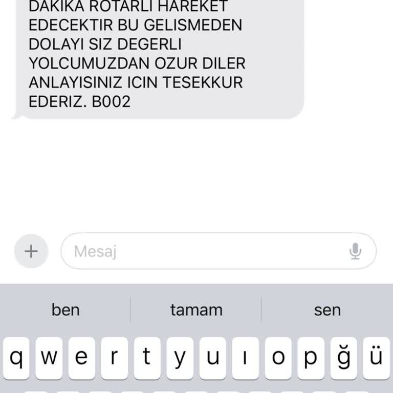 Kale Seyahat 90 Dakika Rötar