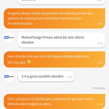 Trendyol Akıllıphone Satıcısının Para İadesi Yapmaması Oyalaması