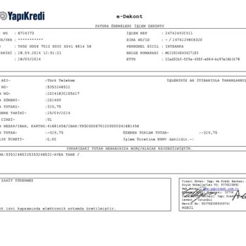 Türk Telekom Mükerrer Fatura Ödemesi
