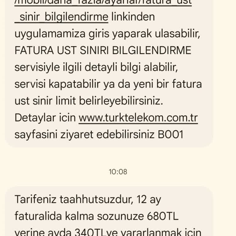Türk Telekom Prime'da Fatura Şoku Ve Ulaşılamayan Müşteri Hizmeti