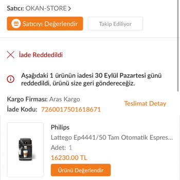 Philips Kahve Makinesi Trendyol Satıcı OKAN-STORE