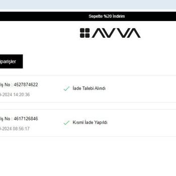 Avva - Eksik Gönderilen Ürünün Bir Türlü Tamamlanamaması!