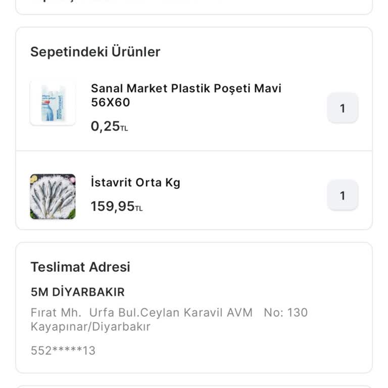 Migros Sanal Market Şikayet