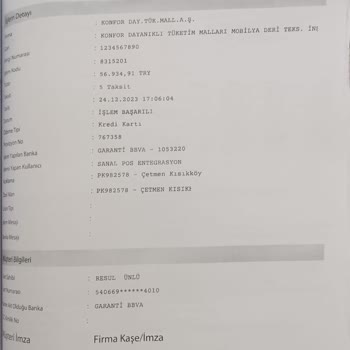 Çetmen Kısıkköy Şube Teslimat Süreci Hakkında Bilgi Alamama
