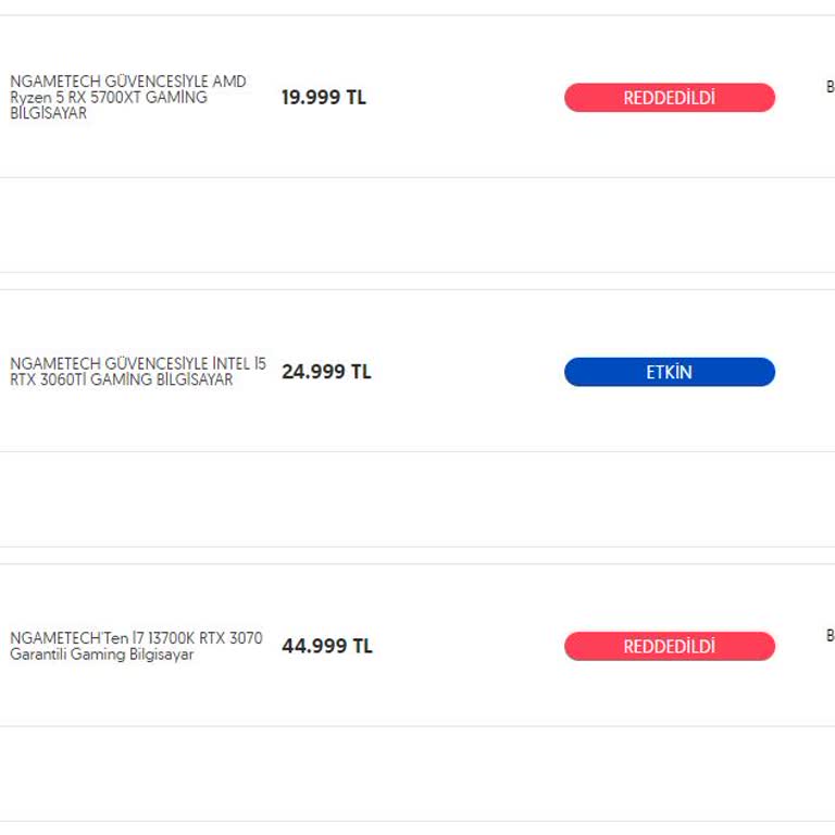 Letgo'da İlanım Reddediliyor