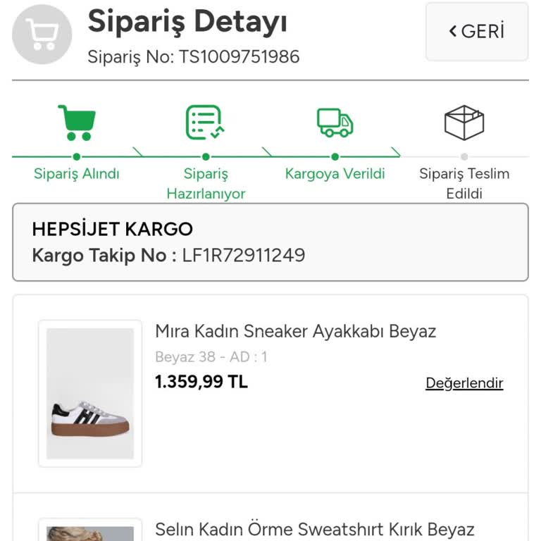 Lufian 20 Gündür Ulaşmayan Sipariş
