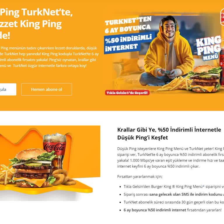 TurkNet Tıkla Gelsin Kampanya Kodu Gelmiyor