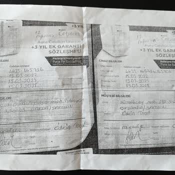 İhlas Ev Aletleri İhlas Ek Garanti Süremi Belgem Olmasına Rağmen Sisteme Tanımlamıyor.