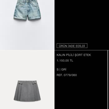 Zara İadem Onaylanıp Kartıma Yatmadı E Postada Gelmedi