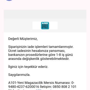 A101 Ücret İadesi Süresi Uzadıkça Uzadı.