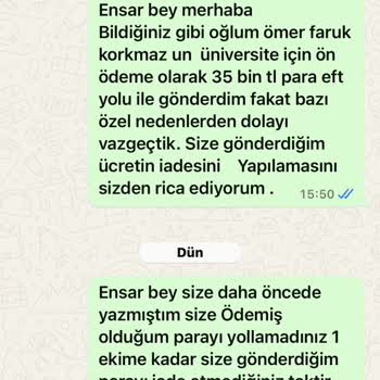 Alo 175 Tüketici Danışma Hattı Para İadesi Yapılmıyor