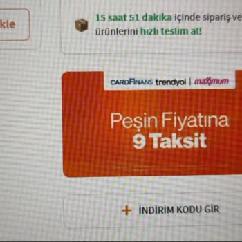 Trendyol Yalan Taksit Beyanı