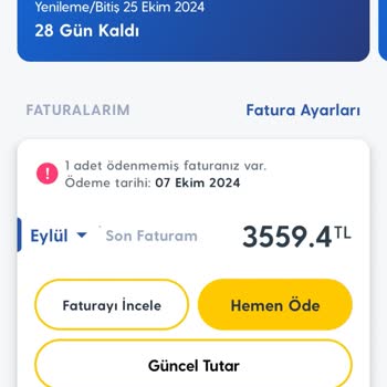 Yurt Dışında Kullanılmayan Hattın Fahiş Faturası