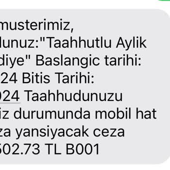 Türk Telekom Mobil Haksız Cayma Bedeli