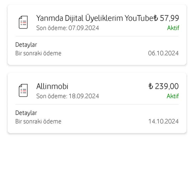 Vodafone Mobil Ödeme İptal Sorunu