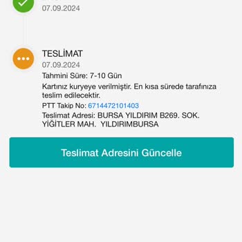 PTT Kargo Ve Garanti BBVA Kart Teslimat Sorunu