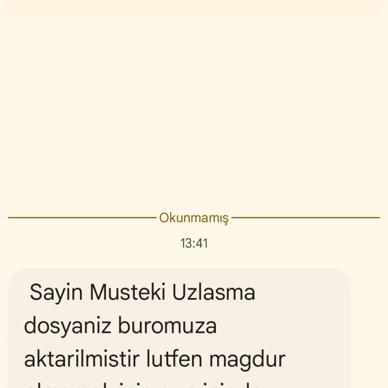 Metka Hukuk (SMS) Ekl Uzlaşma Yanıltıcı