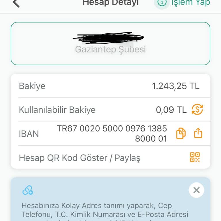 Kuveyt Türk Bakiye Bloke Koyması