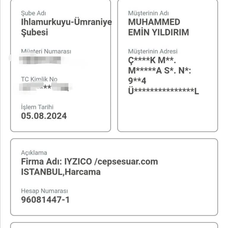 Cepsesuar Para İadem Yapılmadı